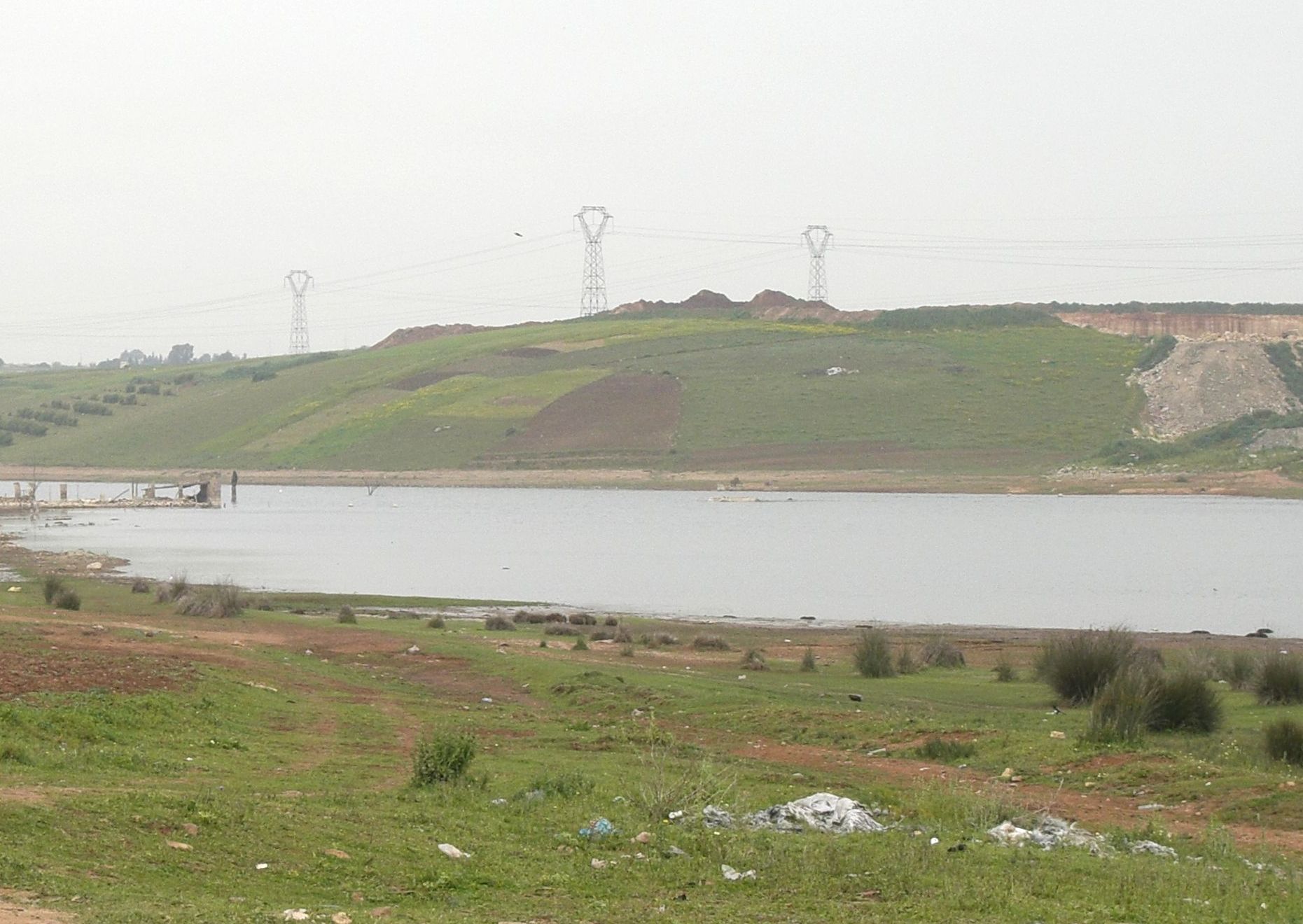 Storage lake in Ouled Ahmed
