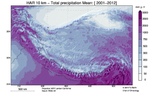 Mean Annual Precipitation 2001-2012