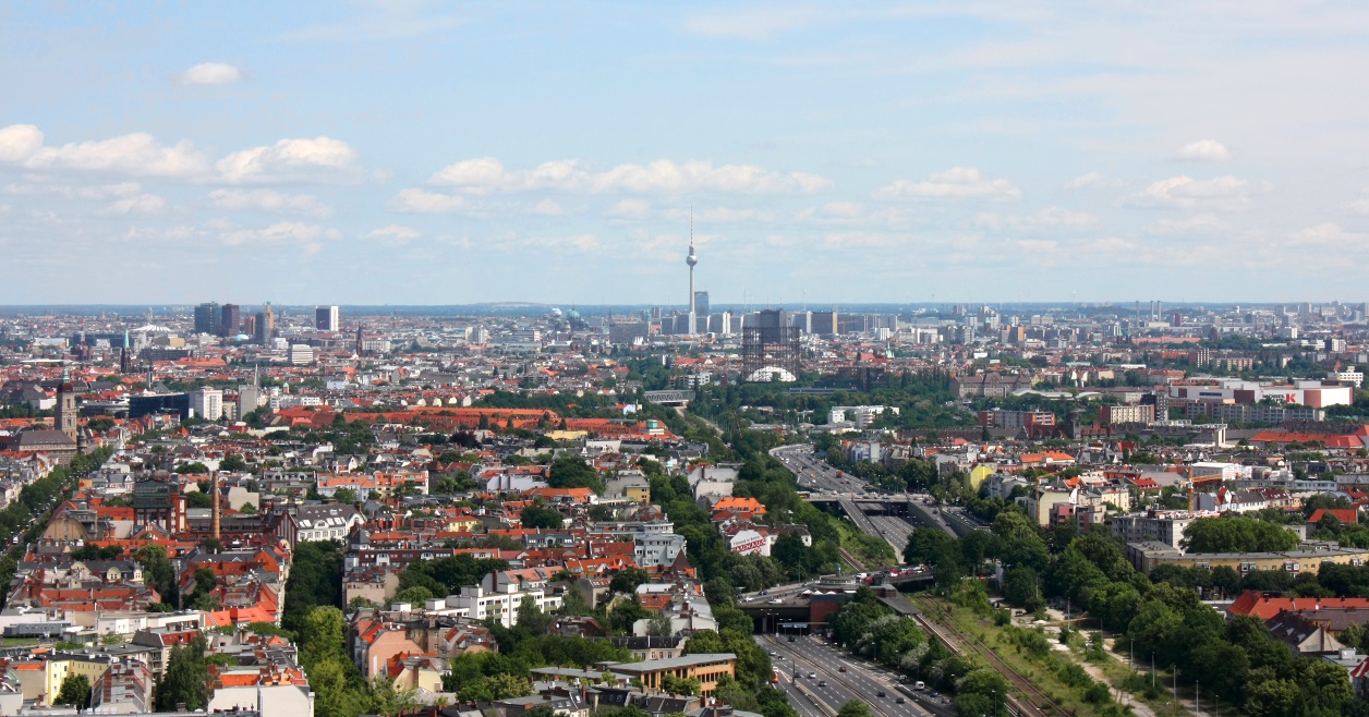Aerial image of Berlin